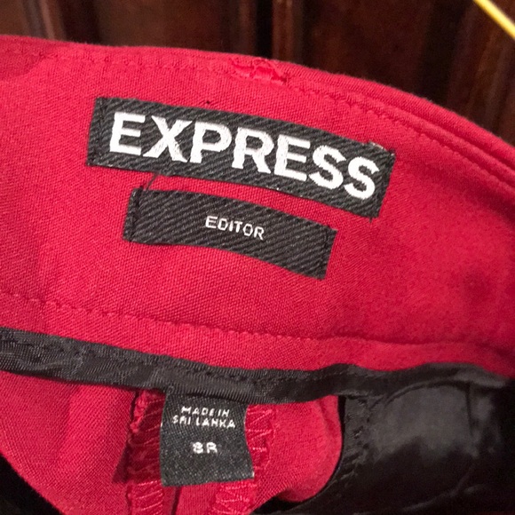 Express Editor red pants - Picture 2 of 2